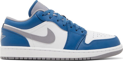 Air Jordan 1 Low True Blue Cement