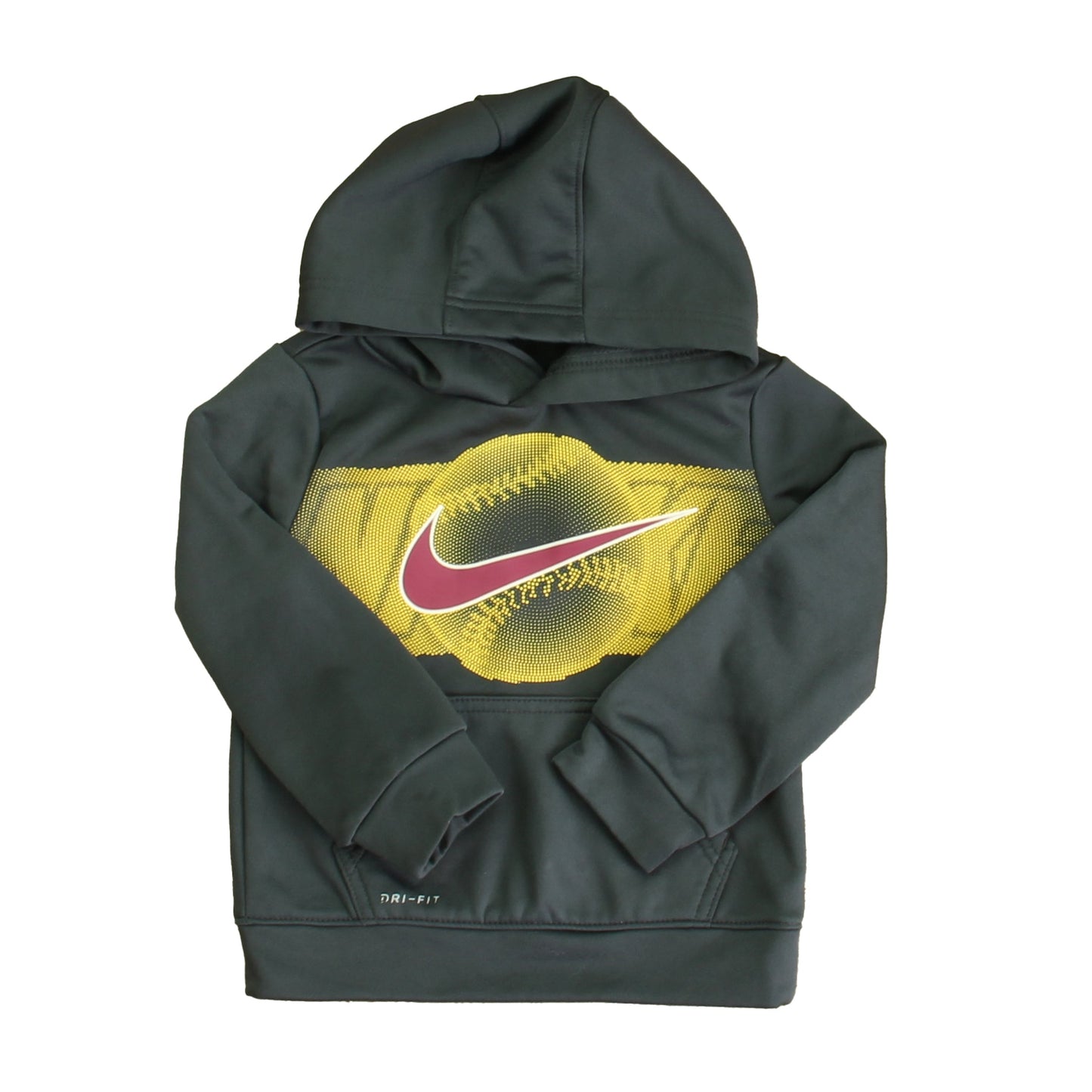 Nike Boys Gray | Yellow Hoodie