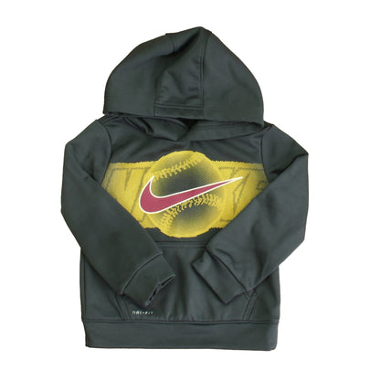 Nike Boys Gray | Yellow Hoodie